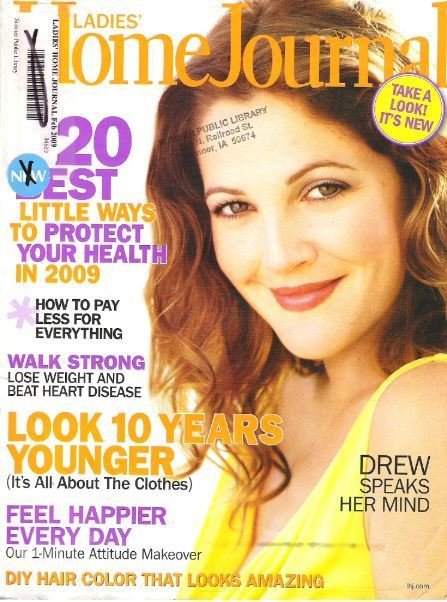 Ladies' Home Journal - Drew Barrymore / February 2009 | Magazine (2009)