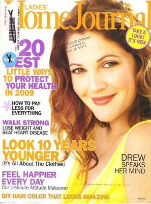 Ladies&#39; Home Journal - Drew Barrymore / February 2009