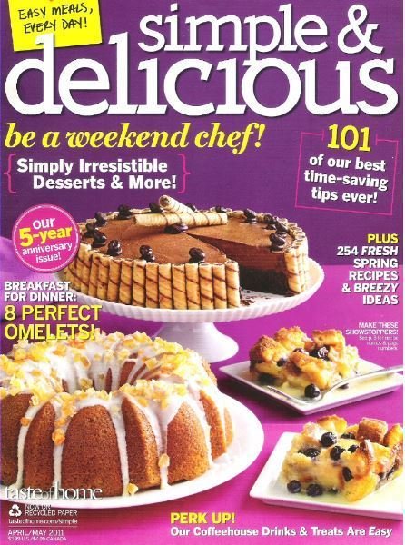 Simple + Delicious / Be a Weekend Chef! / April - May 2011