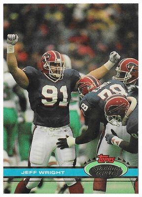 Wright, Jeff / 1991 Buffalo Bills / Stadium Club #360