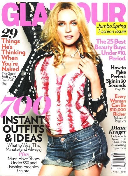 Glamour / Diane Kruger | March 2011