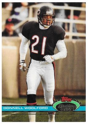 Woolford, Donnell / 1991 Chicago Bears / Stadium Club #213