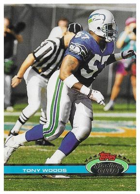 Woods, Tony / 1991 Seattle Seahawks / Stadium Club #139
