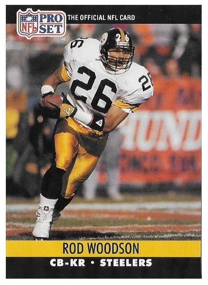 Woodson, Rod / 1990 Pittsburgh Steelers / Pro Set #626