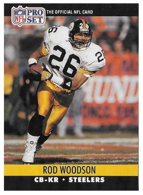 Woodson, Rod / 1990 Pittsburgh Steelers / Pro Set #626