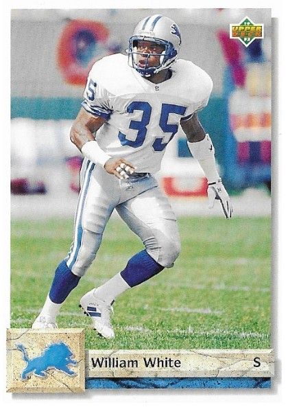 White, William / 1992 Detroit Lions / Upper Deck #442