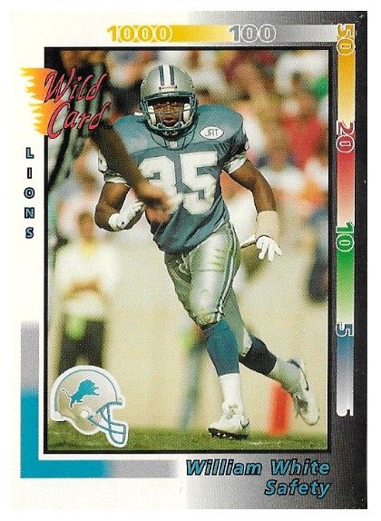White, William / 1992 Detroit Lions / Wild Card #424