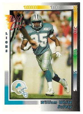White, William / 1992 Detroit Lions / Wild Card #424