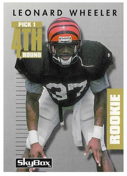 Wheeler, Leonard / 1992 Cincinnati Bengals / SkyBox #132
