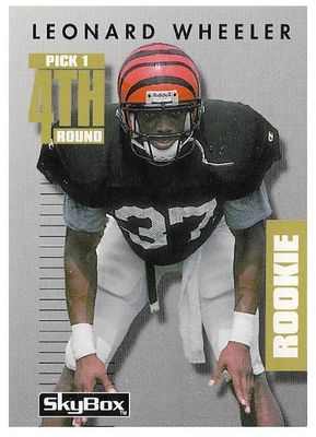 Wheeler, Leonard / 1992 Cincinnati Bengals / SkyBox #132