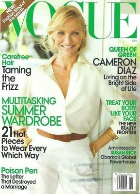 Vogue / Cameron Diaz - Queen of Green / June 2009