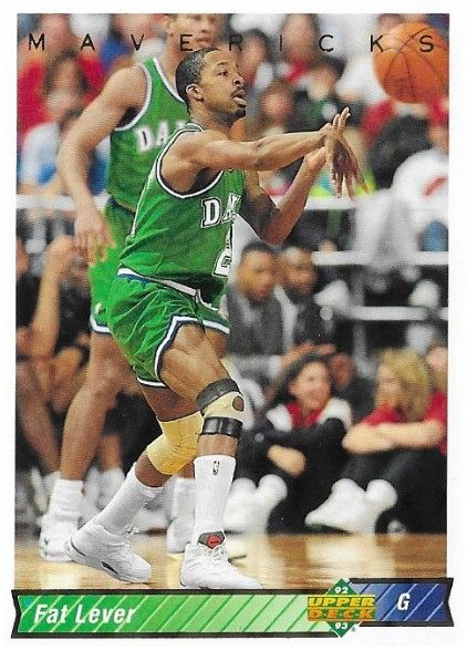 Lever, Fat / 1992-93 Dallas Mavericks / Upper Deck #307