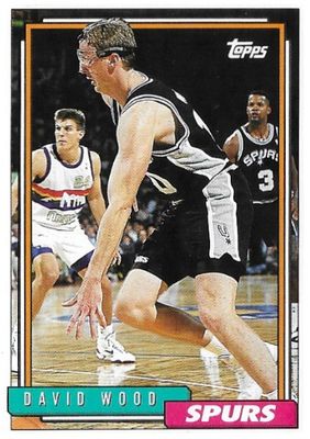 Wood, David / 1992-93 San Antonio Spurs / Topps #367