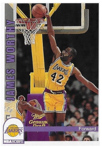 Worthy, James / 1992-93 Los Angeles Lakers / Hoops #115