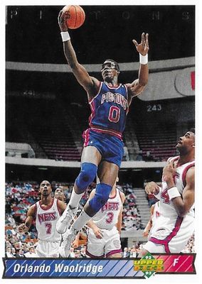Woolridge, Orlando / 1992-93 Detroit Pistons / Upper Deck #290