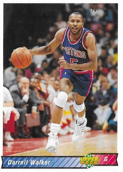 Walker, Darrell / 1992-93 Detroit Pistons / Upper Deck #227