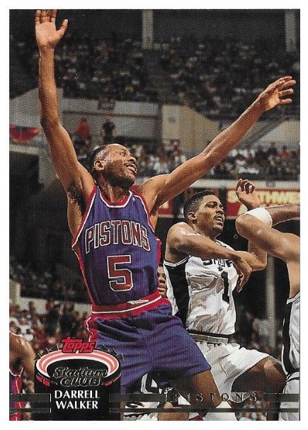 Walker, Darrell / 1992-93 Detroit Pistons / Stadium Club #173