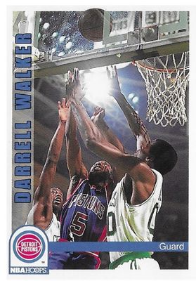 Walker, Darrell / 1992-93 Detroit Pistons / Hoops #69