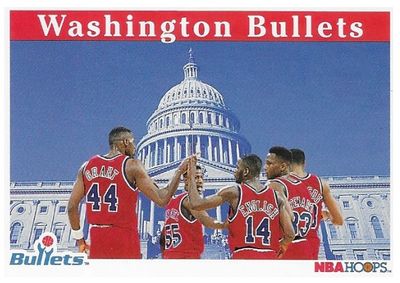 Washington Bullets / 1992-93 Team Card / Hoops #292