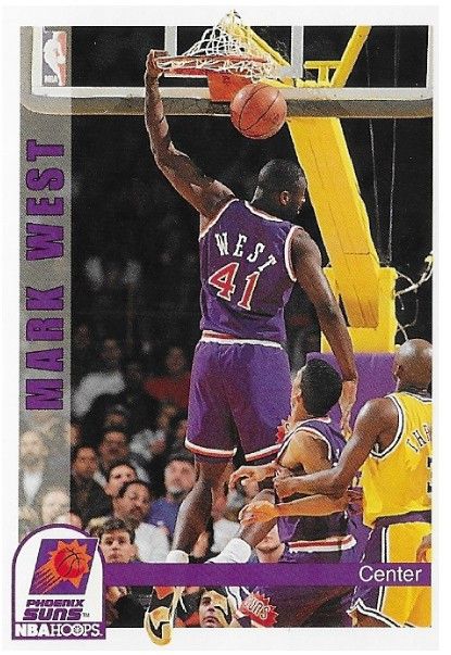 West, Mark / 1992-93 Phoenix Suns / Hoops #186
