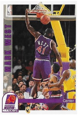 West, Mark / 1992-93 Phoenix Suns / Hoops #186