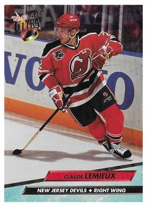 Lemieux, Claude / 1992-93 New Jersey Devils / Ultra #114