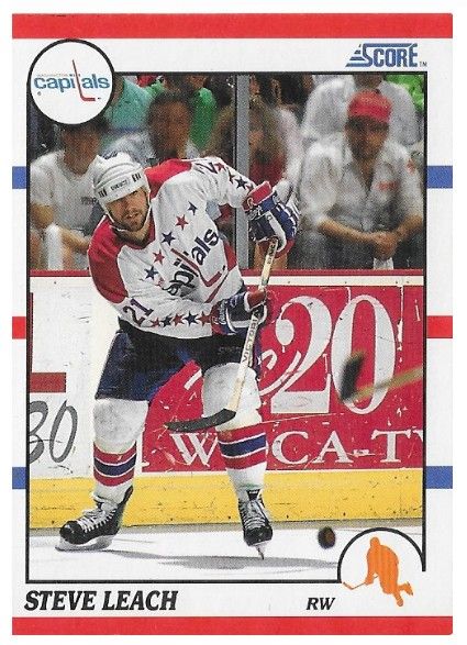 Leach, Steve / 1990-91 Washington Capitals / Score #279