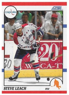 Leach, Steve / 1990-91 Washington Capitals / Score #279
