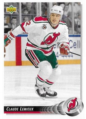 Lemieux, Claude / 1992-93 New Jersey Devils / Upper Deck #163