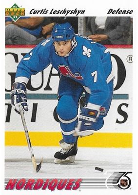 Leschyshyn, Curtis / 1991-92 Quebec Nordiques / Upper Deck #413