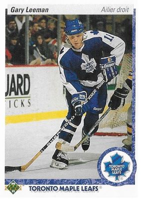Leeman, Gary / 1990-91 Toronto Maple Leafs / Upper Deck #243