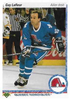 Lafleur, Guy / 1990-91 Quebec Nordiques / Upper Deck #162
