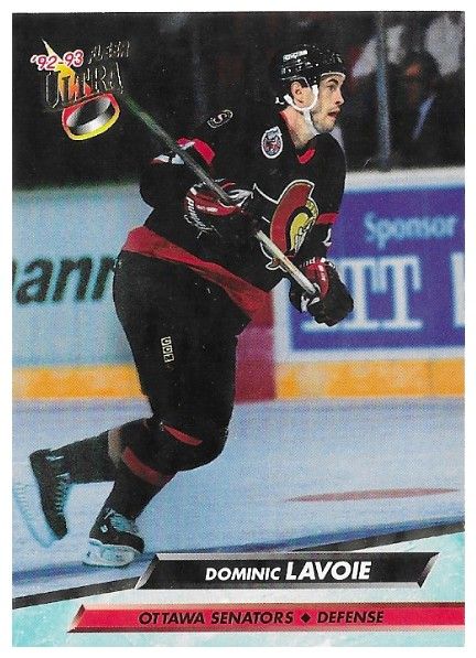 Lavoie, Dominic / 1992-93 Ottawa Senators / Ultra #145
