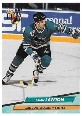 Lawton, Brian / 1992-93 San Jose Sharks / Ultra #197