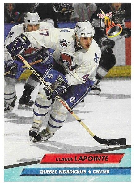 Lapointe, Claude / 1992-93 Quebec Nordiques / Ultra #176