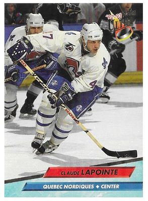 Lapointe, Claude / 1992-93 Quebec Nordiques / Ultra #176
