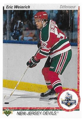 Weinrich, Eric / 1990-91 New Jersey Devils / Upper Deck #245