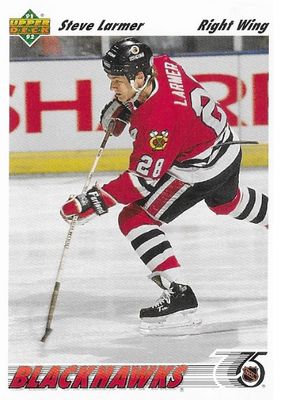 Larmer, Steve / 1991-92 Chicago Blackhawks / Upper Deck #257