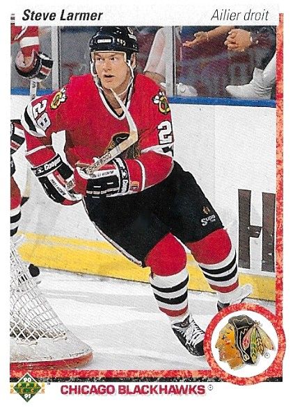 Larmer, Steve / 1990-91 Chicago Blackhawks / Upper Deck #242