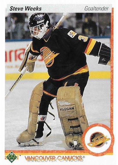Weeks, Steve / 1990-91 Vancouver Canucks / Upper Deck #107