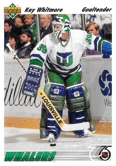 Whitmore, Kay / 1991-92 Hartford Whalers / Upper Deck #291