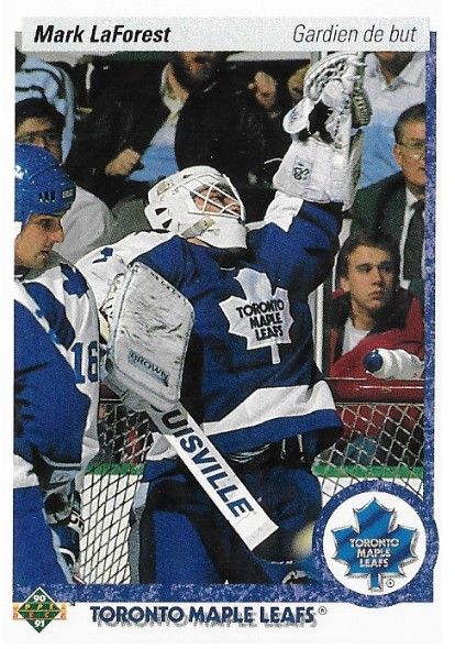 LaForest, Mark / 1990-91 Toronto Maple Leafs / Upper Deck #81 (French)