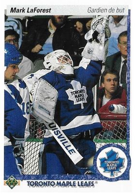 LaForest, Mark / 1990-91 Toronto Maple Leafs / Upper Deck #81 (French)