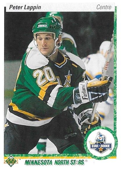 Lappin, Peter / 1990-91 Minnesota North Stars / Upper Deck #235 (French)