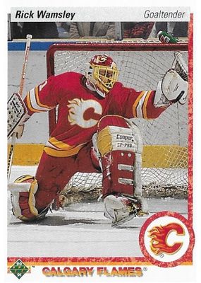 Wamsley, Rick / 1990-91 Calgary Flames / Upper Deck #10