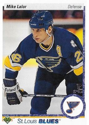Lalor, Mike / 1990-91 St. Louis Blues / Upper Deck #40