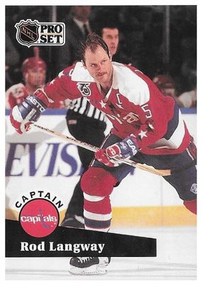 Langway, Rod / 1991-92 Washington Capitals / Pro Set #587