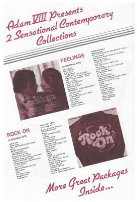 Adam VIII / Adam VIII Presents 2 Sensational Contemporary Collections (1976)