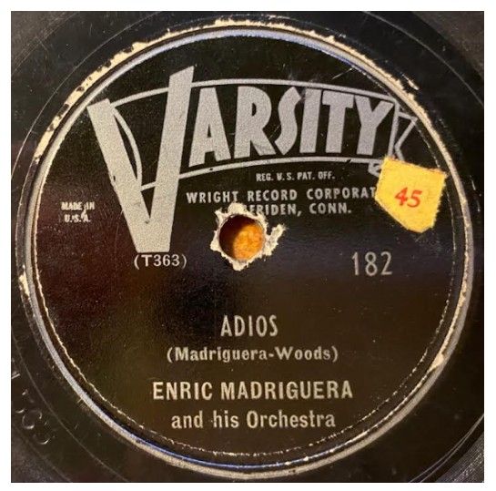 Madriguera, Enric / Adios