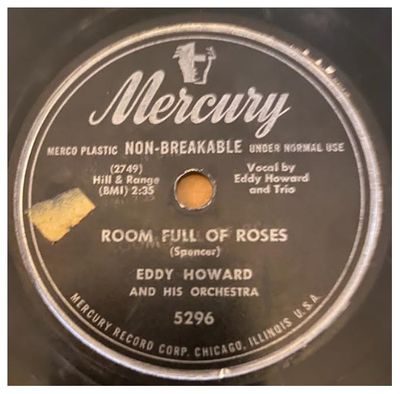 Howard, Eddy / Room Full of Roses